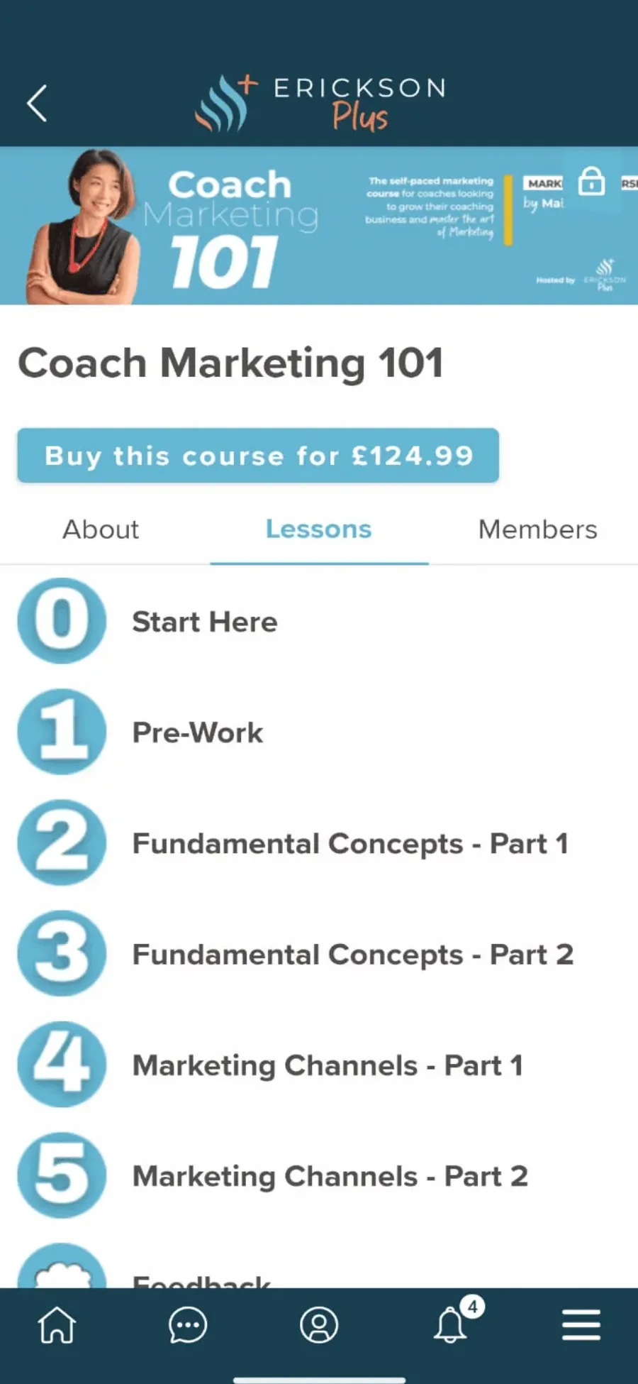 Sell new courses